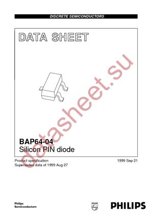 BAP64-04 T/R datasheet  